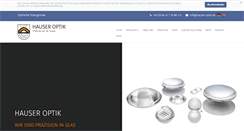 Desktop Screenshot of hauser-optik.de
