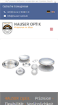 Mobile Screenshot of hauser-optik.de